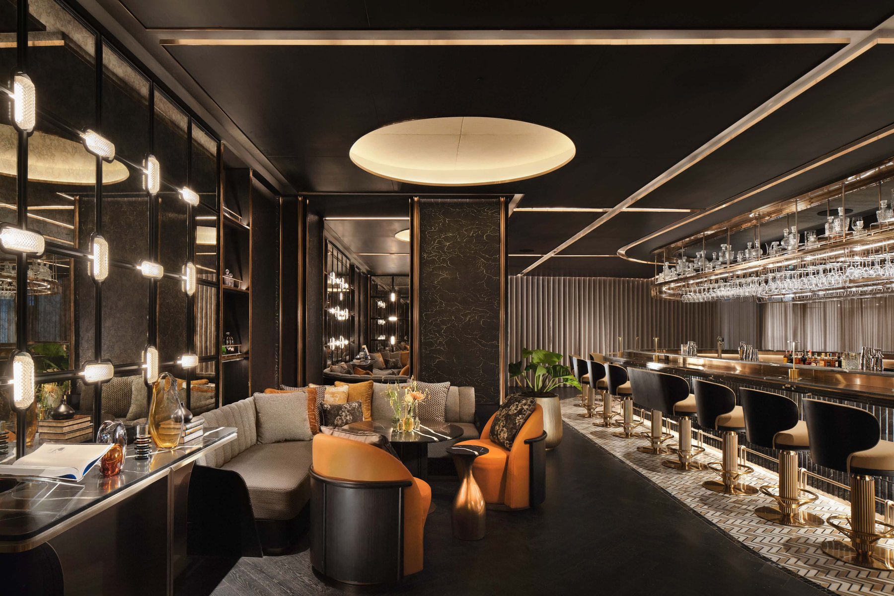 AELA Social Bar luxury bar interior