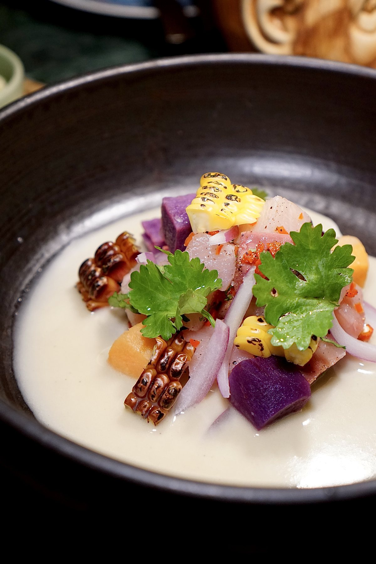 Food presentation at Bar.Yard Kimpton Maa-Lai Bangkok