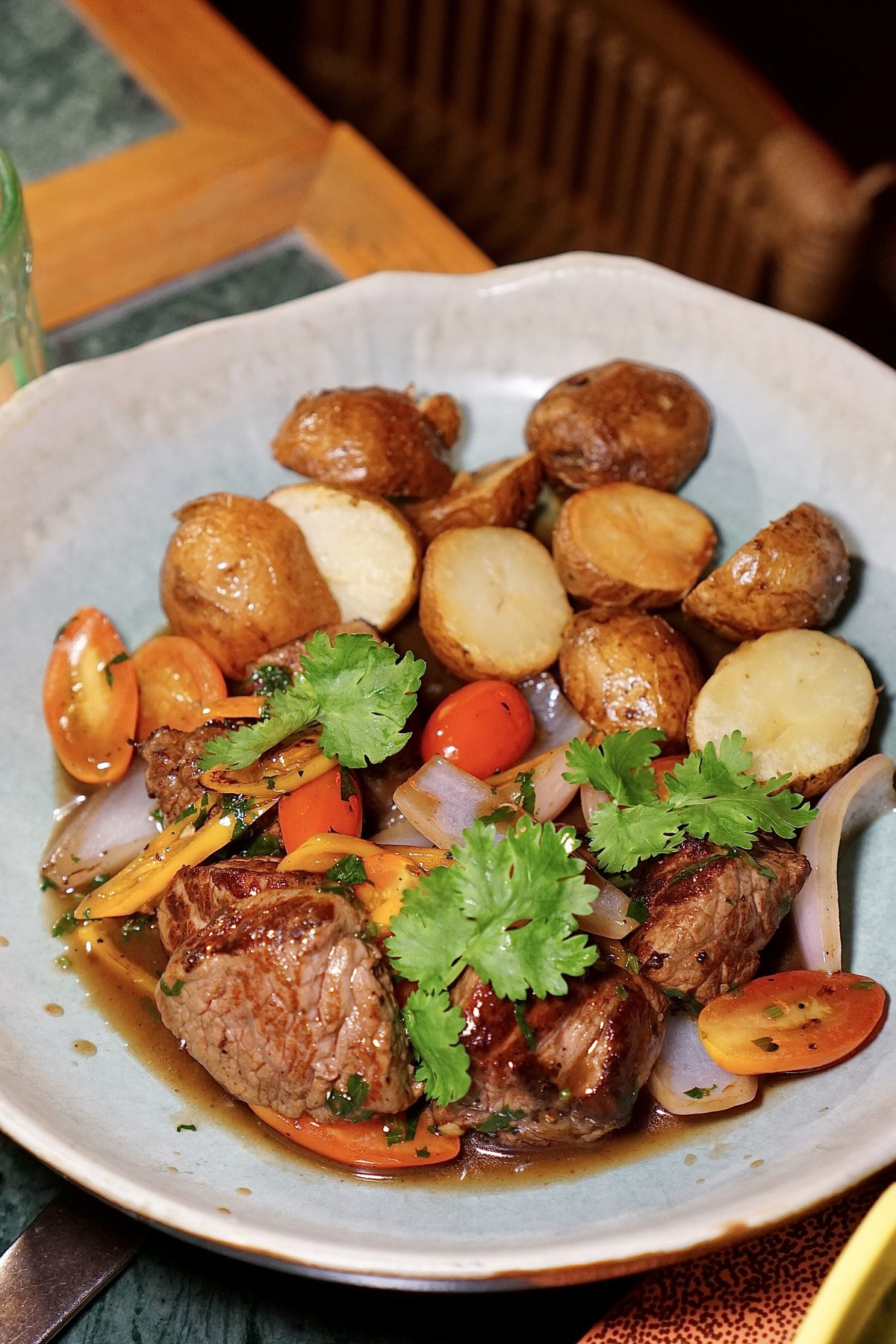Rooftop view and seating at Bar.Yard