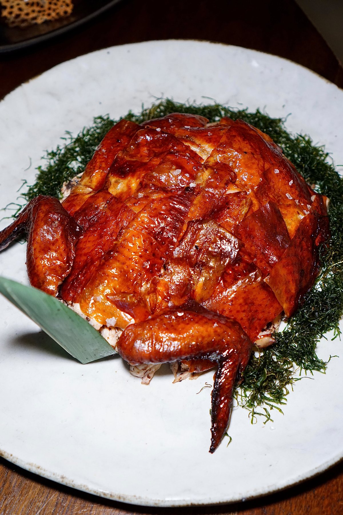 Seasonal crab dish at Mott 32 Bangkok