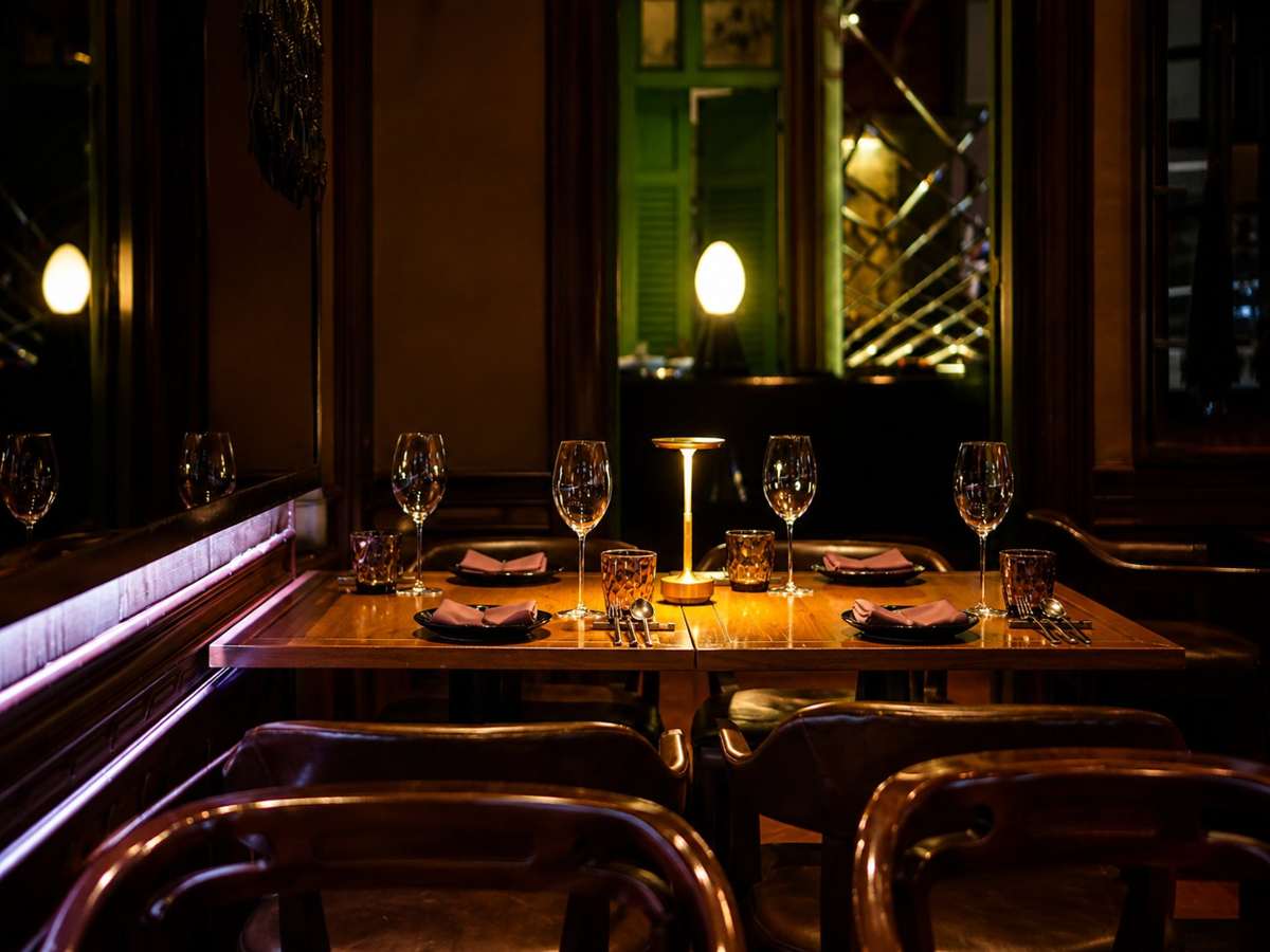 บรรยากาศโต๊ะอาหารภายใน PAII at The House on Sathorn