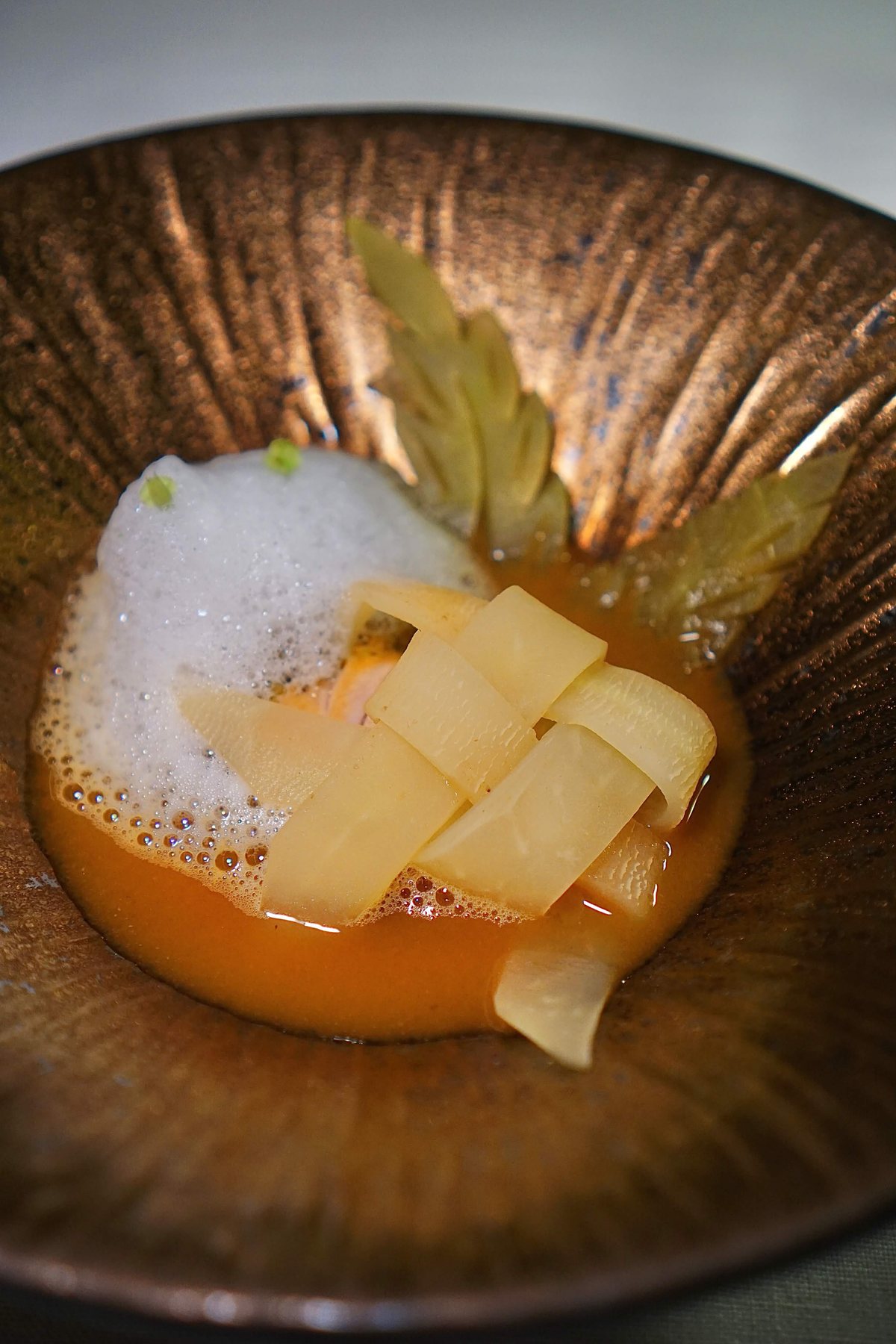 Contemporary Thai dish from the Monsoon Season Tasting Menu