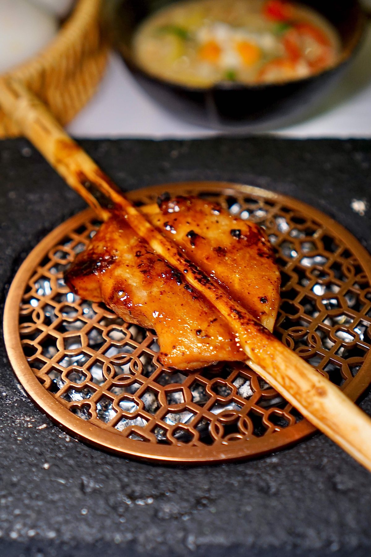 Grilled course at Wisetwiso Bangkok